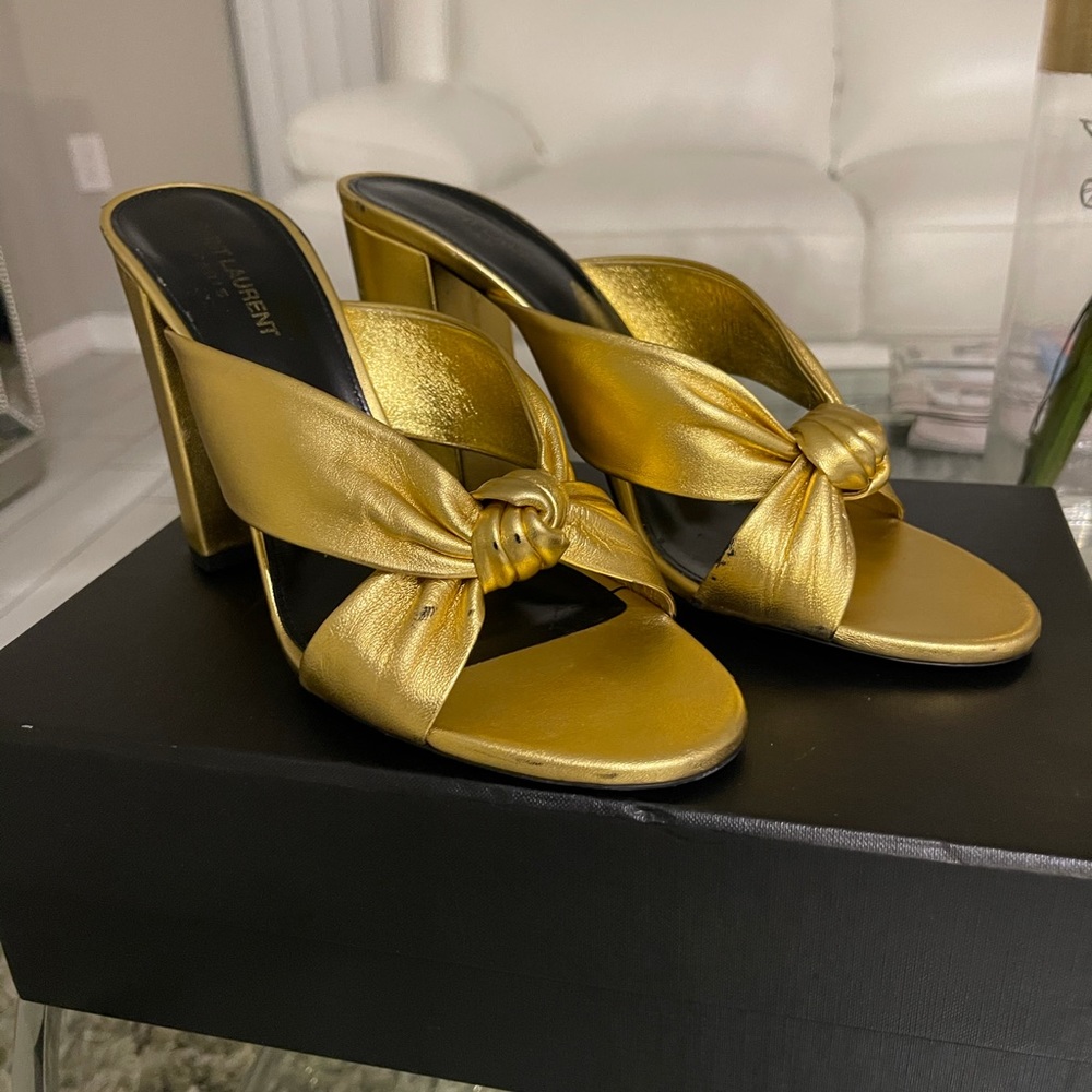 Saint Laurent Bianca Mules